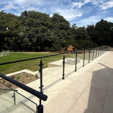 Galvanised & Powder-Coated Glass Balustrade & Balcony (System 10), Sheffield 